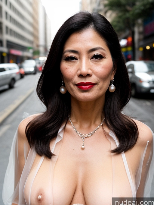 related ai porn images free for Milf Beautiful Lipstick 50s Sexy Face Long Hair Asian Film Photo Street Pearl Jewelry Suit Cumshot Transparent