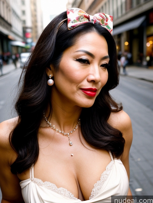 related ai porn images free for Milf Beautiful Lipstick 50s Sexy Face Long Hair Asian Film Photo Street Pearl Jewelry Cumshot Cleavage Bows