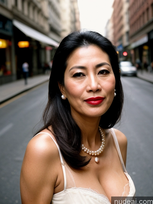 related ai porn images free for Milf Beautiful Lipstick 50s Sexy Face Long Hair Asian Film Photo Street Pearl Jewelry Cumshot Cleavage Blouse