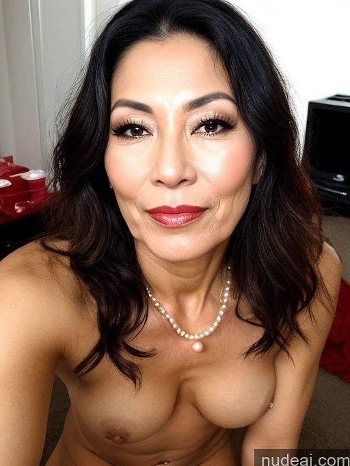 related ai porn images free for Milf Beautiful Lipstick Sexy Face Long Hair Asian Film Photo Pearl Jewelry Party 60s Skinny EdgOrgasm Cumshot