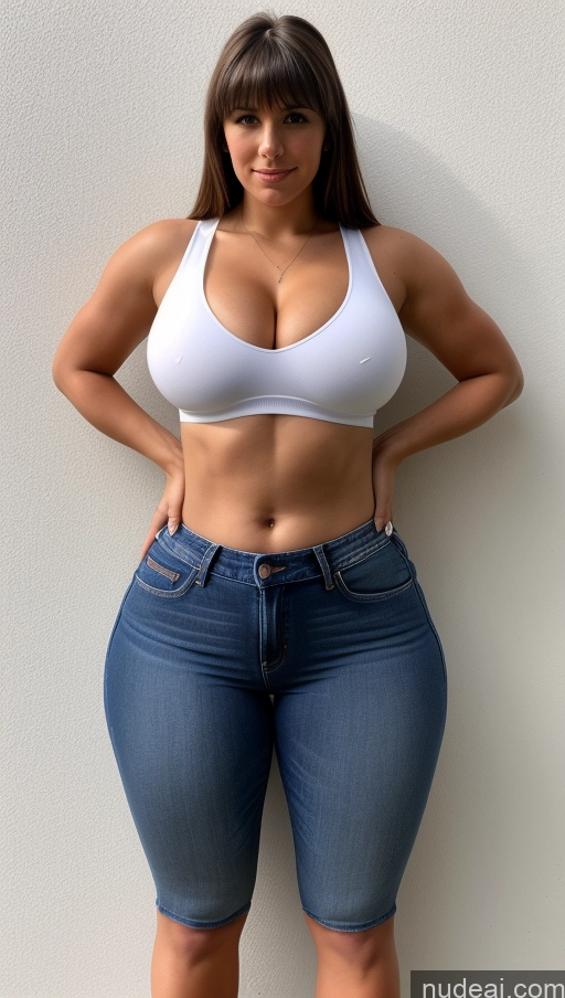 related ai porn images free for Athlete Perfect Boobs Big Hips Front View Big Ass Jeans Bangs