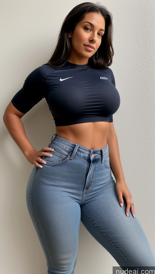 related ai porn images free for Athlete Perfect Boobs Big Hips Big Ass Jeans Front View