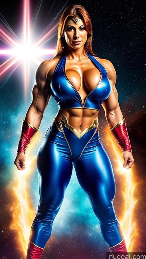 related ai porn images free for Ginger Persian Bodybuilder Several Busty Powering Up Superhero Abs