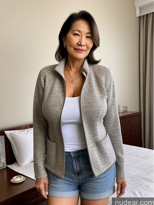 related ai porn images free for Milf Perfect Boobs Beautiful 70s Chinese Blouse Casual Jacket Professor Stylish Sweater Detailed Topless Bedroom