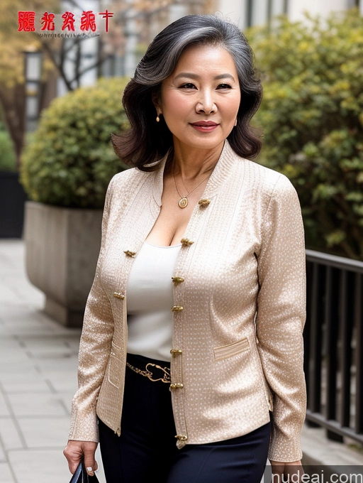 related ai porn images free for Milf Perfect Boobs Beautiful 70s Chinese Blouse Jacket Professor Stylish Sweater Detailed Cleavage Casual