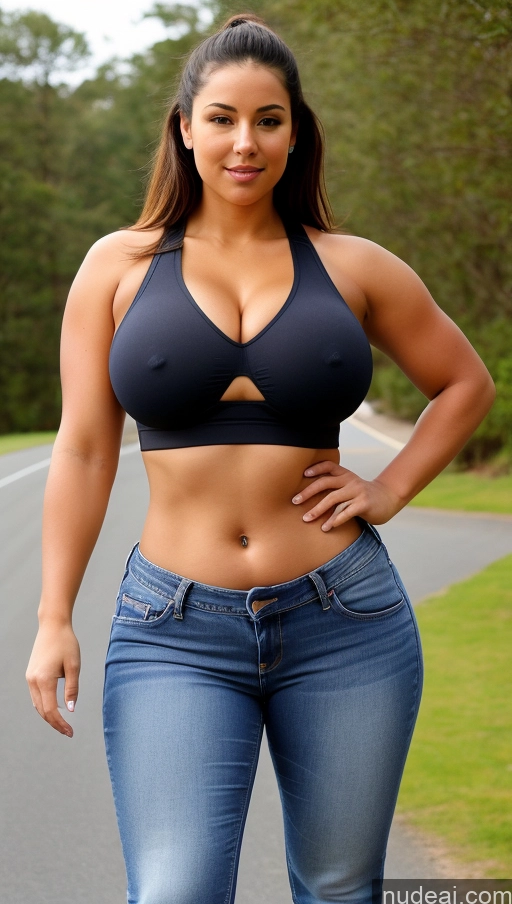 related ai porn images free for Athlete Perfect Boobs Busty Big Hips Big Ass Front View Jeans