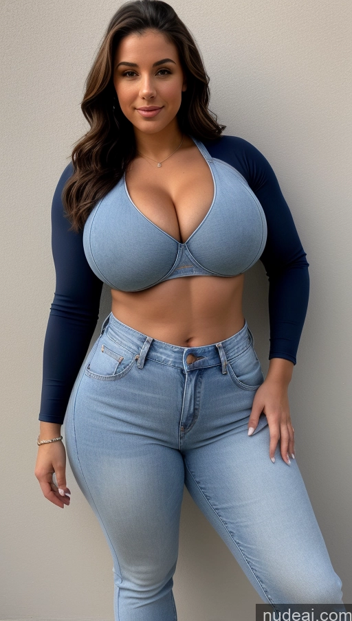 related ai porn images free for Athlete Perfect Boobs Beautiful Big Hips Big Ass Front View Jeans