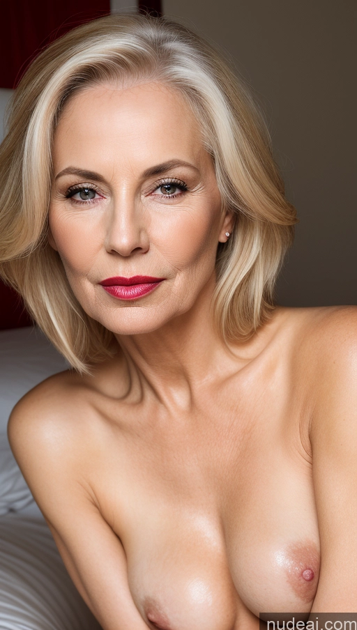 related ai porn images free for Skin Detail (beta) Blonde Woman Sexy Face Seductive Lipstick 70s Perfect Boobs