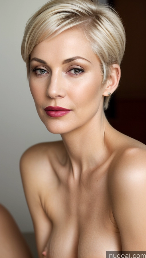 related ai porn images free for Skin Detail (beta) Blonde Woman Sexy Face Seductive Lipstick 70s Perfect Boobs Pixie