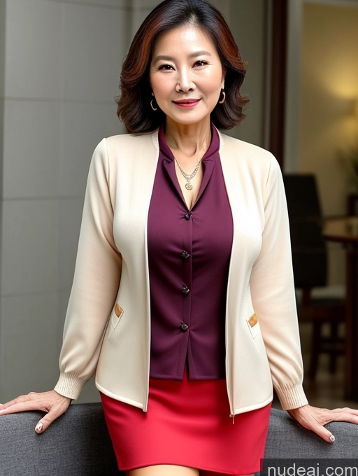 related ai porn images free for Milf Perfect Boobs Beautiful 70s Chinese Blouse Casual Jacket Professor Stylish Sweater Cleavage Detailed