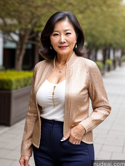 related ai porn images free for Milf Perfect Boobs Beautiful 70s Chinese Blouse Casual Jacket Professor Stylish Sweater Cleavage Detailed