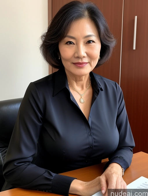 related ai porn images free for Milf Perfect Boobs Beautiful 70s Chinese Blouse Casual Jacket Professor Stylish Sweater Cleavage Detailed Secretary Shirt