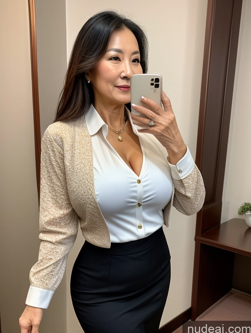 related ai porn images free for Milf Perfect Boobs Beautiful 70s Chinese Blouse Casual Jacket Professor Stylish Sweater Cleavage Detailed Secretary Shirt