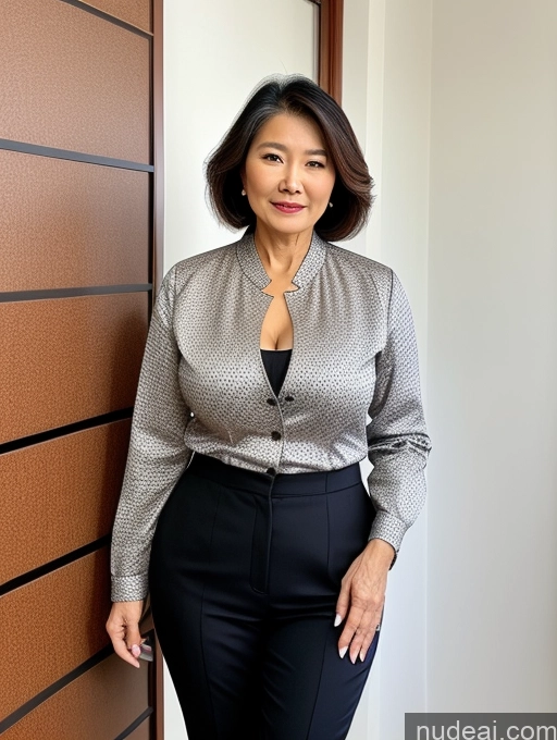 related ai porn images free for Milf Perfect Boobs Beautiful 70s Chinese Blouse Casual Jacket Professor Stylish Sweater Cleavage Detailed Secretary Shirt
