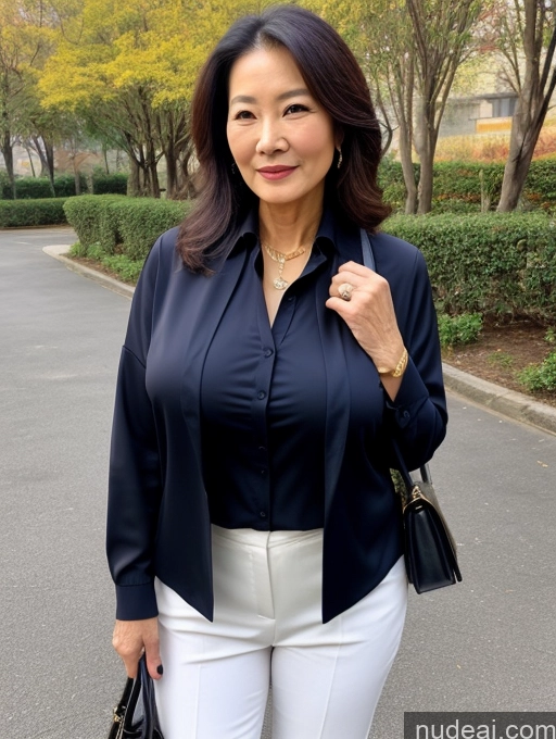 related ai porn images free for Milf Perfect Boobs Beautiful 70s Chinese Blouse Casual Jacket Professor Stylish Sweater Cleavage Detailed Secretary Shirt