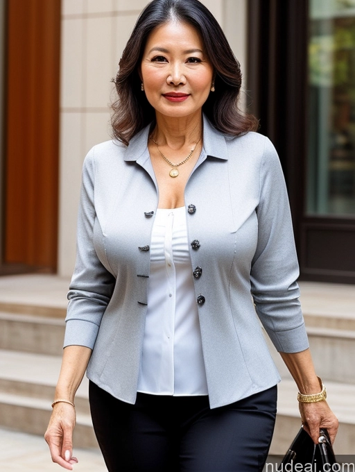 related ai porn images free for Milf Perfect Boobs Beautiful 70s Chinese Blouse Casual Jacket Professor Stylish Sweater Cleavage Detailed Secretary Shirt