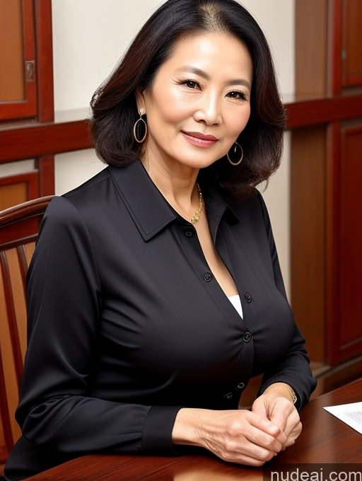 related ai porn images free for Milf Perfect Boobs Beautiful 70s Chinese Blouse Casual Jacket Professor Stylish Sweater Cleavage Detailed Secretary Shirt