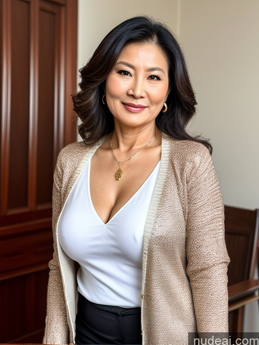 related ai porn images free for Milf Perfect Boobs Beautiful 70s Chinese Blouse Casual Jacket Professor Secretary Shirt Stylish Sweater Cleavage Detailed
