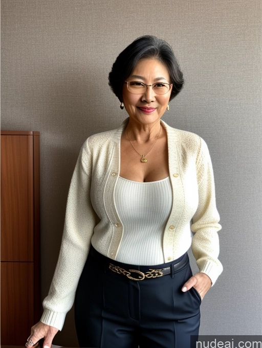 related ai porn images free for Milf Perfect Boobs Beautiful 70s Chinese Blouse Casual Jacket Professor Secretary Shirt Stylish Sweater Cleavage Detailed