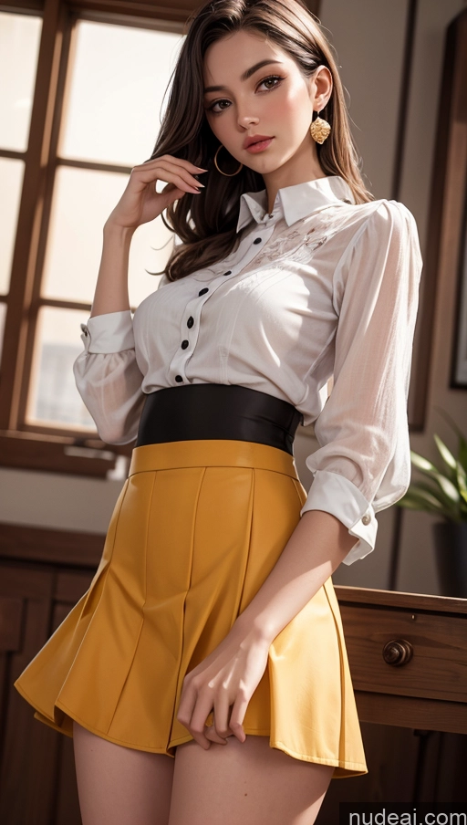related ai porn images free for Close-up View Mini Skirt Blouse