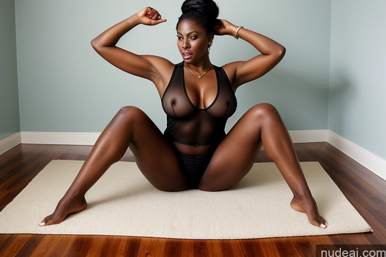 related ai porn images free for Milf One Busty 40s Shocked Ponytail Black Black Hair Beautiful Perfect Body Shirt Bedroom Dark Skin Transparent
