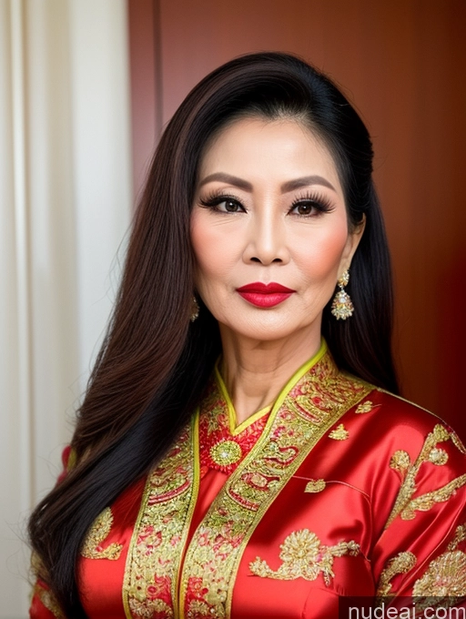 related ai porn images free for Milf Beautiful Lipstick 60s Pouting Lips Sexy Face Long Hair Vietnamese Traditional