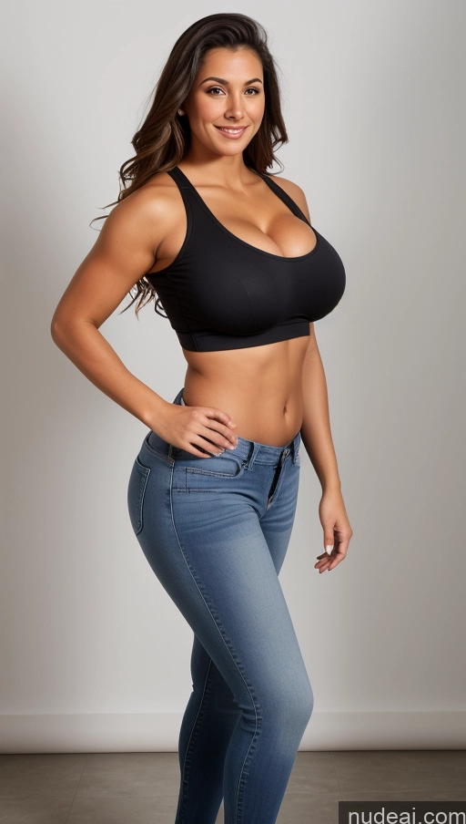 related ai porn images free for Athlete Perfect Boobs Busty Big Hips Big Ass Jeans Front View