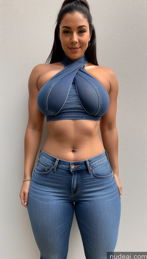 related ai porn images free for Athlete Perfect Boobs Big Hips Big Ass Jeans Front View