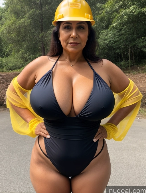 related ai porn images free for Milf One Busty Huge Boobs Thick Tanned Skin Front View Microkini Thong Indian Vampire 70s Construction Worker