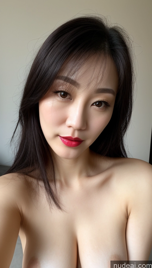 related ai porn images free for One Beautiful Lipstick Fairer Skin Black Hair Close-up View Korean Small Tits 40s Thick Model