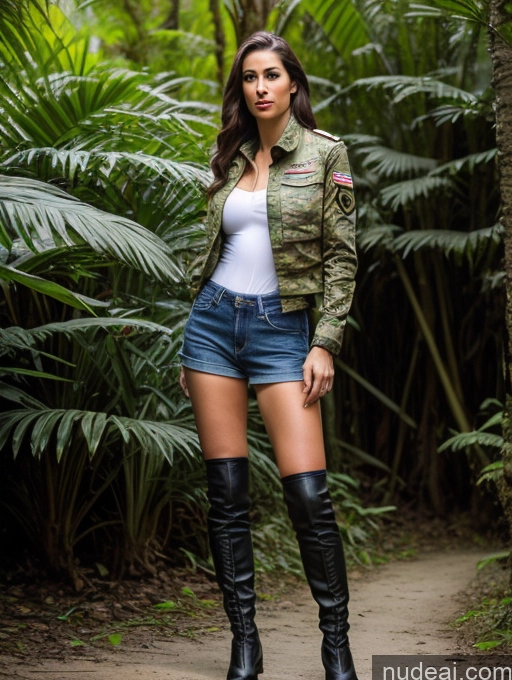 related ai porn images free for Woman One Perfect Body Perfect Boobs Brunette Thai Fairer Skin Long Legs Race Driver Jungle Boots Jacket Jeans Military Side View