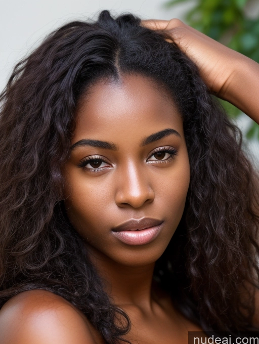 related ai porn images free for Woman Beautiful Detailed Nude Close-up View Long Hair 18 African