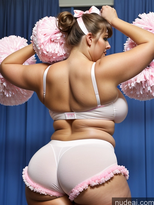 related ai porn images free for Woman Busty Huge Boobs Big Ass Thick Chubby Fat Seductive Pixie Back View Bending Over Cheerleader