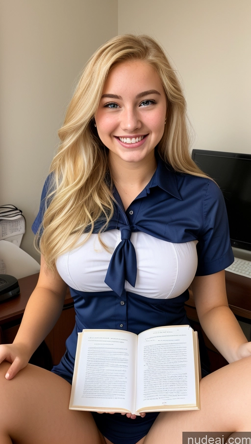 related ai porn images free for One Busty Sorority 18 Happy Blonde White Secretary