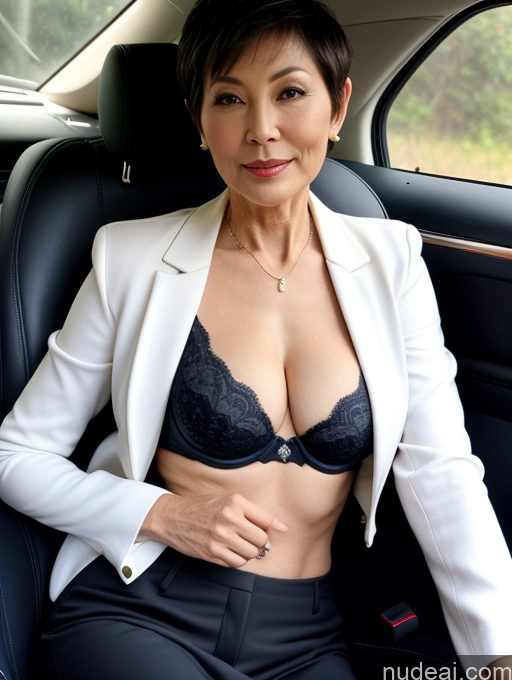 related ai porn images free for Milf Perfect Boobs Beautiful Perfect Body Short Hair 70s Chinese Car Bra Jacket Professor Stylish Suit Cleavage Detailed Sexy Face