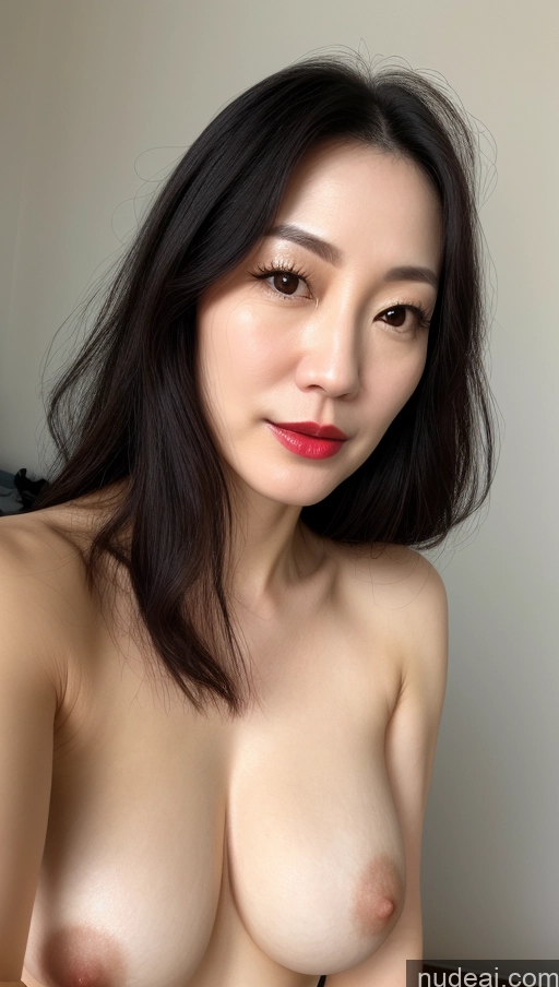 related ai porn images free for Woman One Small Tits Beautiful Lipstick Fairer Skin 40s Black Hair Korean Close-up View