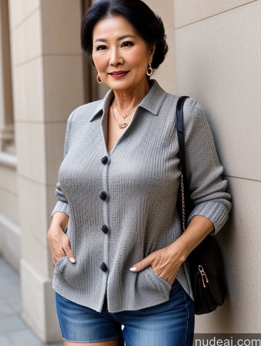 related ai porn images free for Milf Perfect Boobs Beautiful 70s Chinese Blouse Casual Jacket Professor Secretary Shirt Stylish Sweater Cleavage Detailed