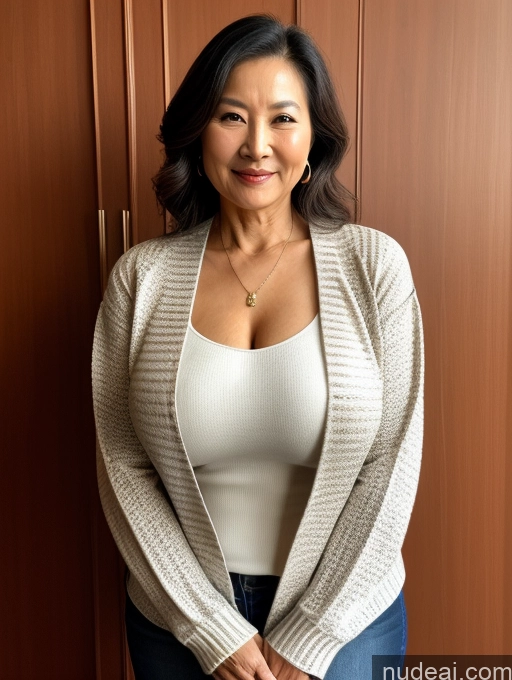 related ai porn images free for Milf Perfect Boobs Beautiful 70s Chinese Blouse Casual Jacket Professor Secretary Shirt Stylish Sweater Cleavage Detailed Sexy Face