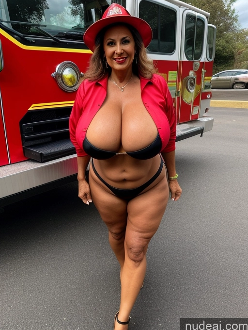 related ai porn images free for Milf One Busty Huge Boobs Tanned Skin Thick Front View Microkini Thong 70s Latina Firefighter Vampire