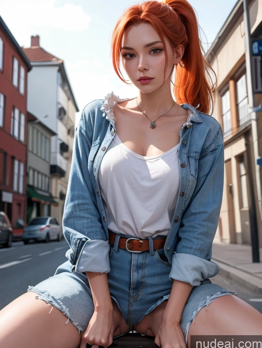 related ai porn images free for Woman One German Ginger Ponytail Detailed Casual Straddling