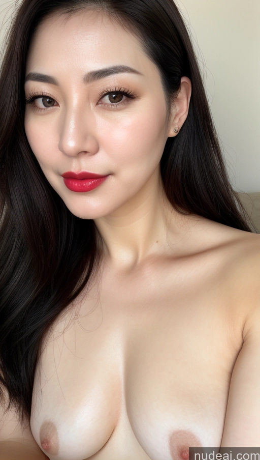 related ai porn images free for Woman One Beautiful Lipstick 40s Black Hair Close-up View Fairer Skin Thick Korean Small Tits