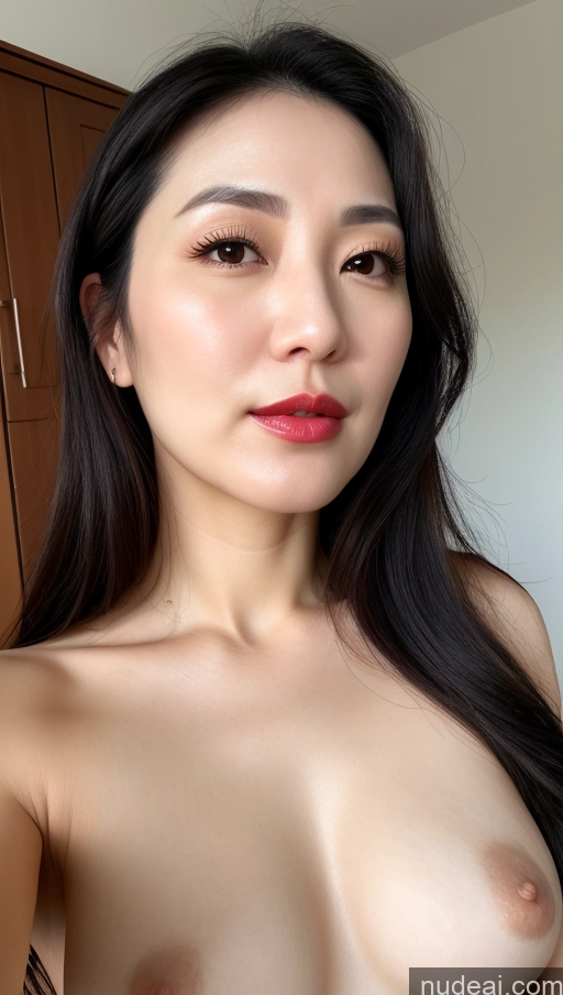 related ai porn images free for Woman One Small Tits Beautiful Lipstick Thick Fairer Skin 40s Black Hair Korean Close-up View