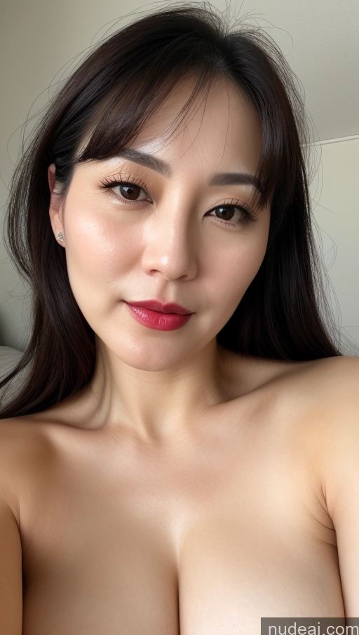 related ai porn images free for Woman One Small Tits Beautiful Lipstick Fairer Skin 40s Black Hair Korean Close-up View Thick