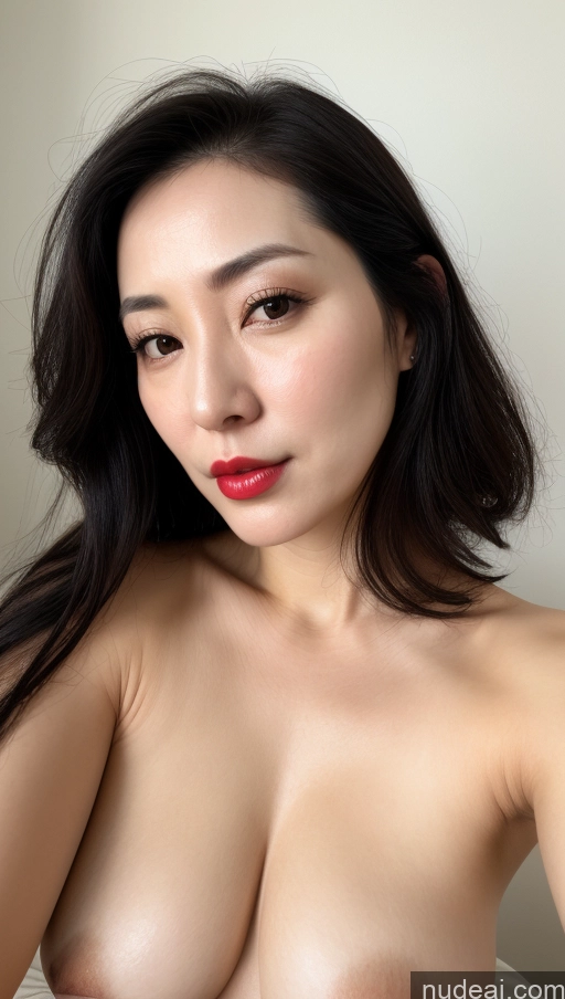 related ai porn images free for Woman One Small Tits Beautiful Lipstick Fairer Skin 40s Black Hair Korean Close-up View Thick