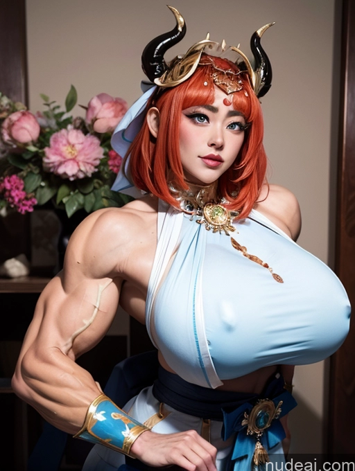 related ai porn images free for Bodybuilder Huge Boobs Beautiful Muscular Abs Thick Pubic Hair 30s Ginger Bobcut Geisha Detailed Nilou: Genshin Impact Cosplayers