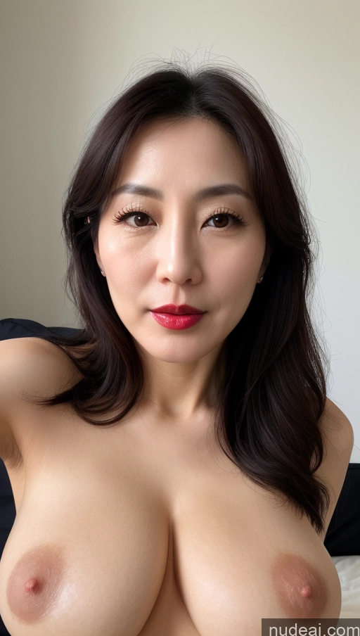 related ai porn images free for Woman One Perfect Boobs Beautiful Lipstick Fairer Skin 40s Black Hair Korean Close-up View