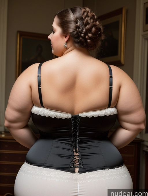 related ai porn images free for Woman Busty Huge Boobs Big Ass Thick Chubby Fat Back View Bending Over Victorian