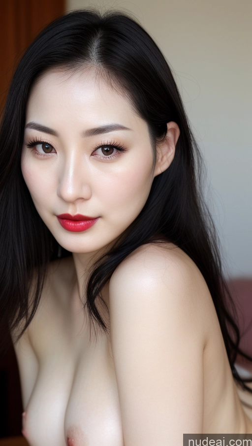 related ai porn images free for Woman One Small Tits Beautiful Lipstick Fairer Skin Black Hair Korean Close-up View Slicked 30s