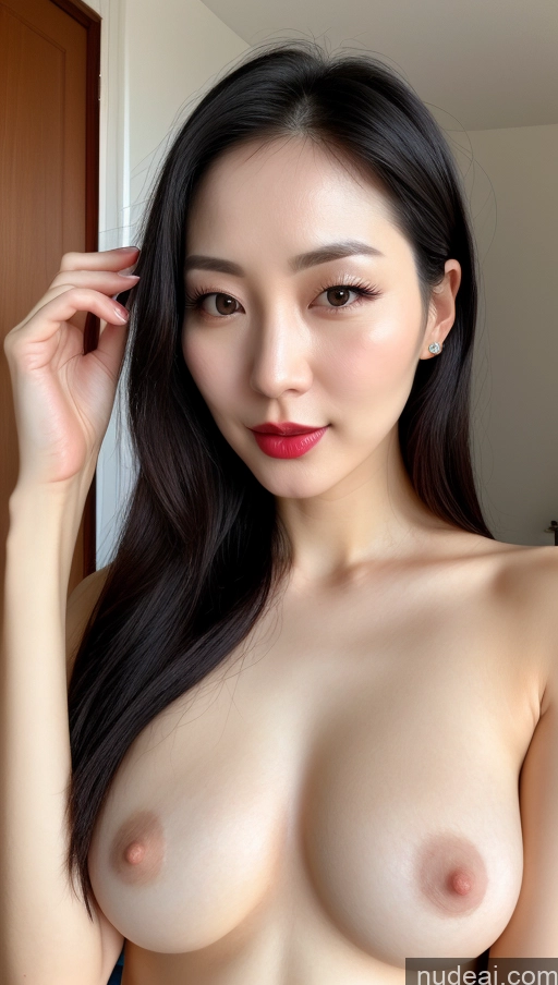 related ai porn images free for Woman One Small Tits Beautiful Lipstick Fairer Skin Black Hair Korean Close-up View Slicked 30s