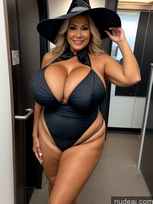 related ai porn images free for Milf One Busty Huge Boobs Thick Tanned Skin Front View Microkini Thong 70s Brazilian Witch Halloween Flight Attendant